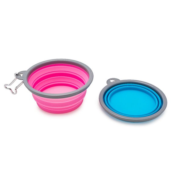 NICE PAWS 2pc Set Collapsible Bowls 1.5 Cup Capacity - Picture 1 of 7